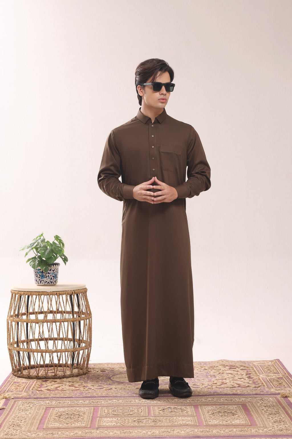 Kai Green Plain Jubbah by Al Deebaj