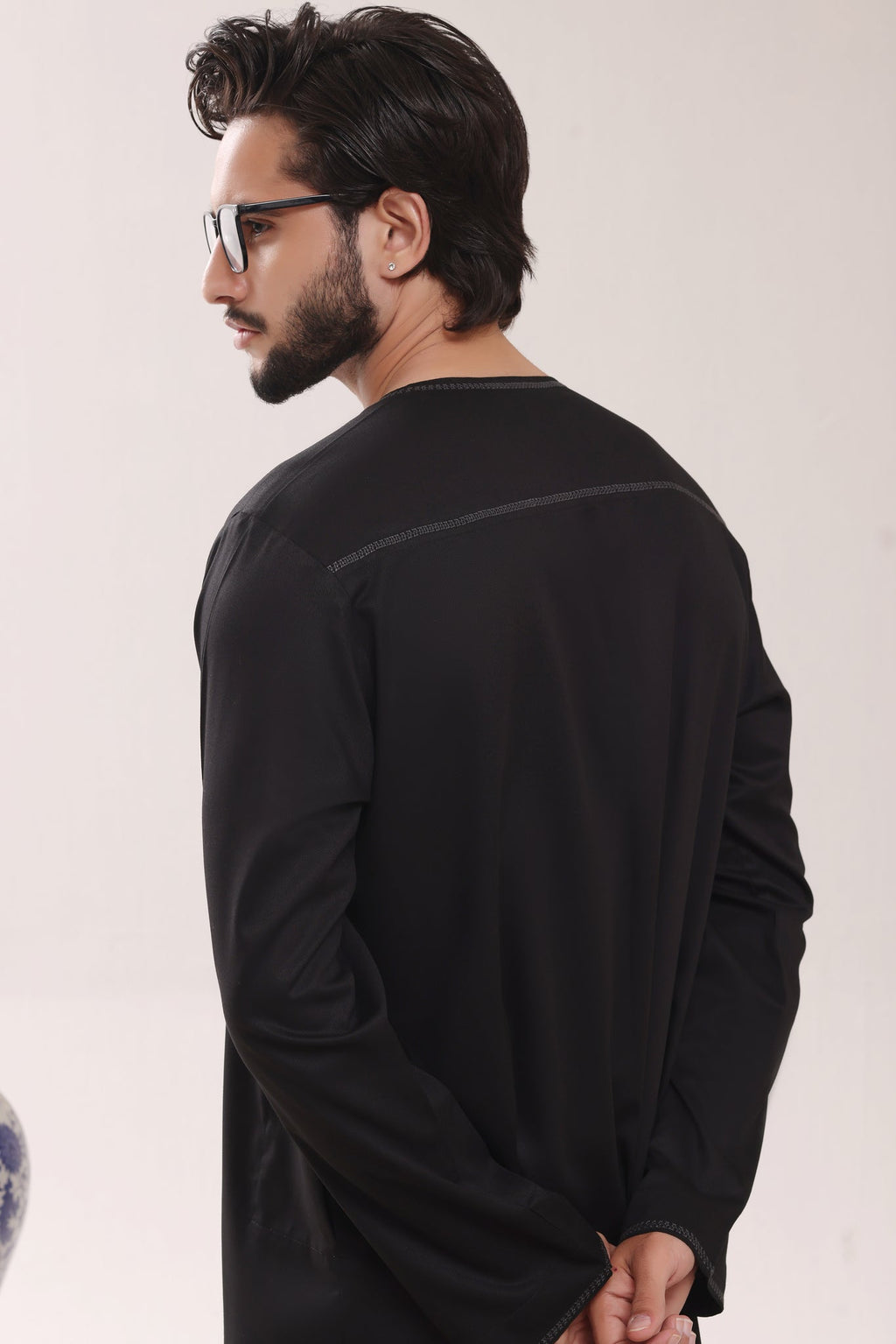 Black Omani Jubbah by Al Deebaj, photo 6