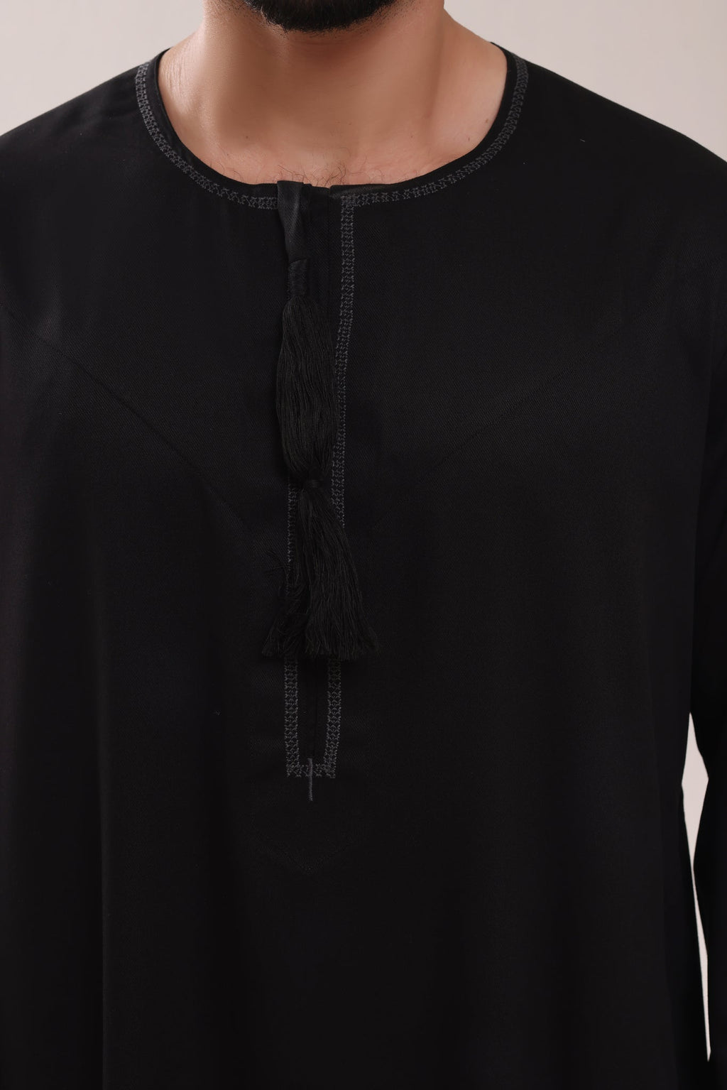 Black Omani Jubbah by Al Deebaj, photo 2