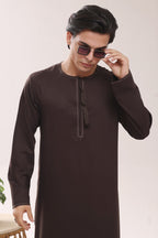 Dark Brown Omani Jubbah by Al Deebaj, photo 4