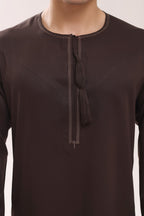 Dark Brown Omani Jubbah by Al Deebaj, photo 2