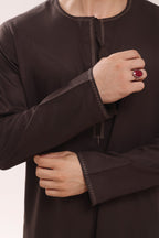Dark Brown Omani Jubbah by Al Deebaj, photo 3