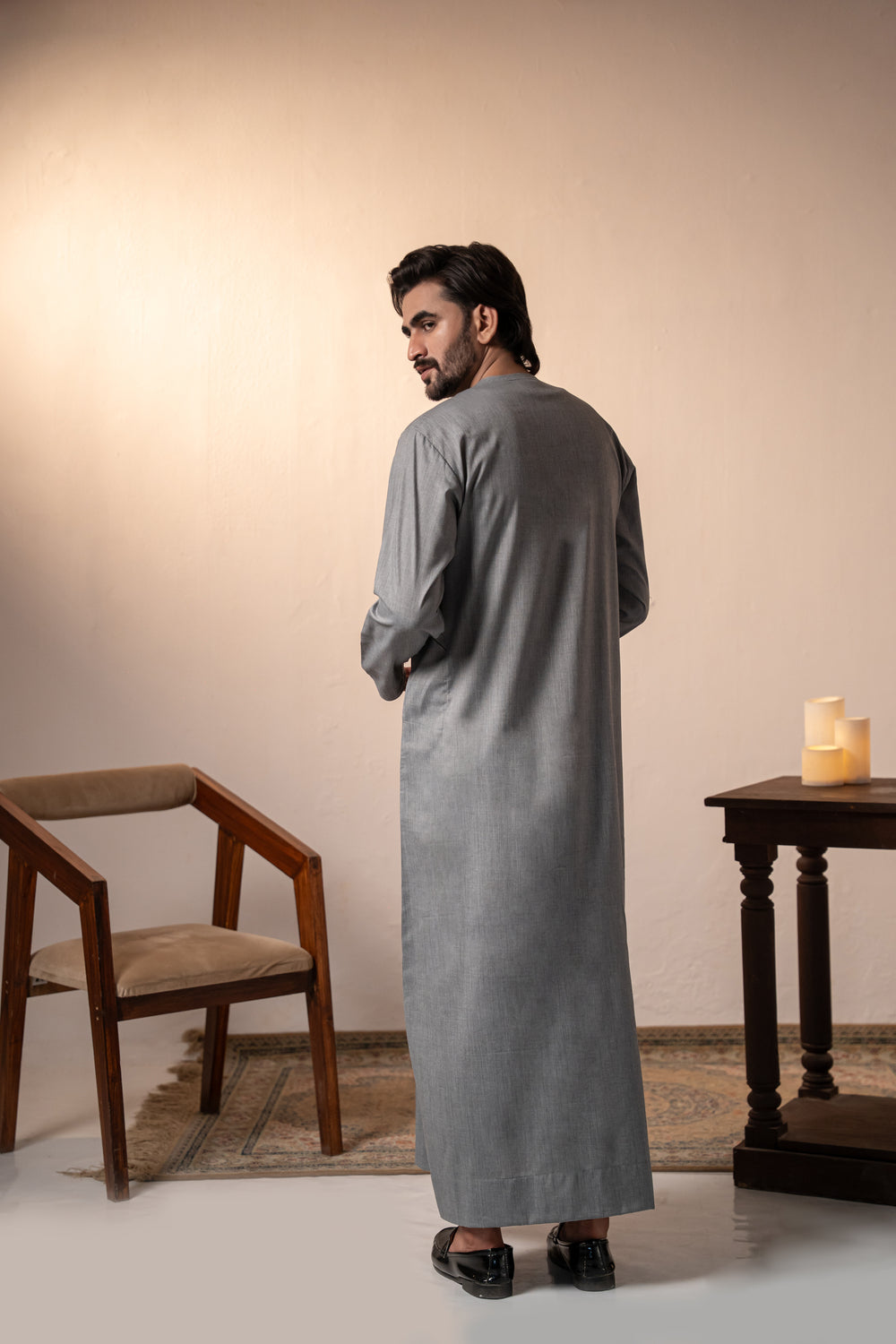 Emarati Jubbah Grey by Al Deebaj, photo 5