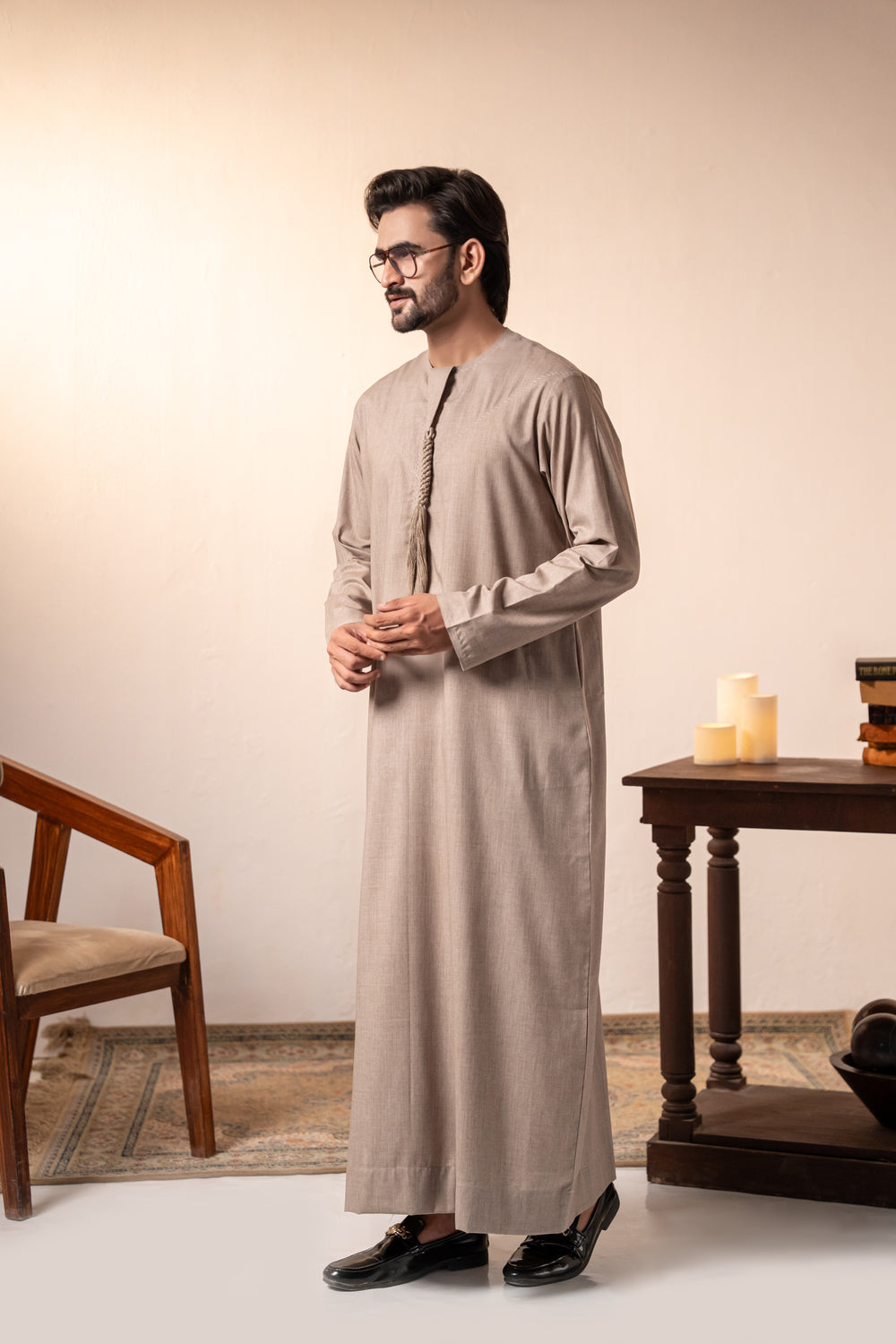 Emarati Jubbah Sandy by Al Deebaj