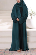Jade Front Open Gown Abaya by Al Deebaj, photo 4