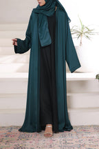 Jade Front Open Gown Abaya by Al Deebaj, photo 3