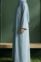 Jannat Sky Blue Abaya by Al Deebaj, photo 4