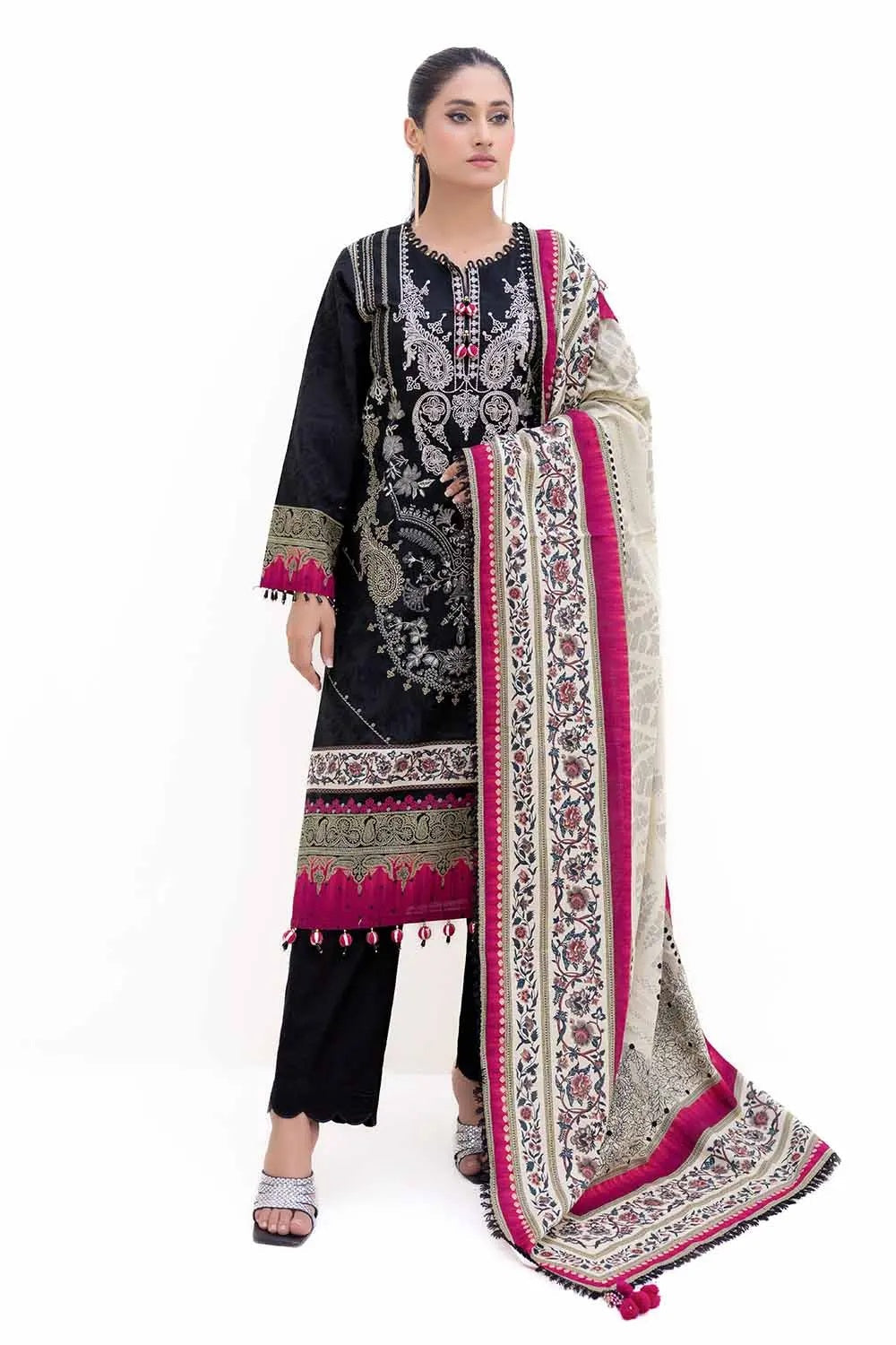 Gul Ahmed Khaddar K-42012 – Gul Ahmed 3-piece unstitched suit