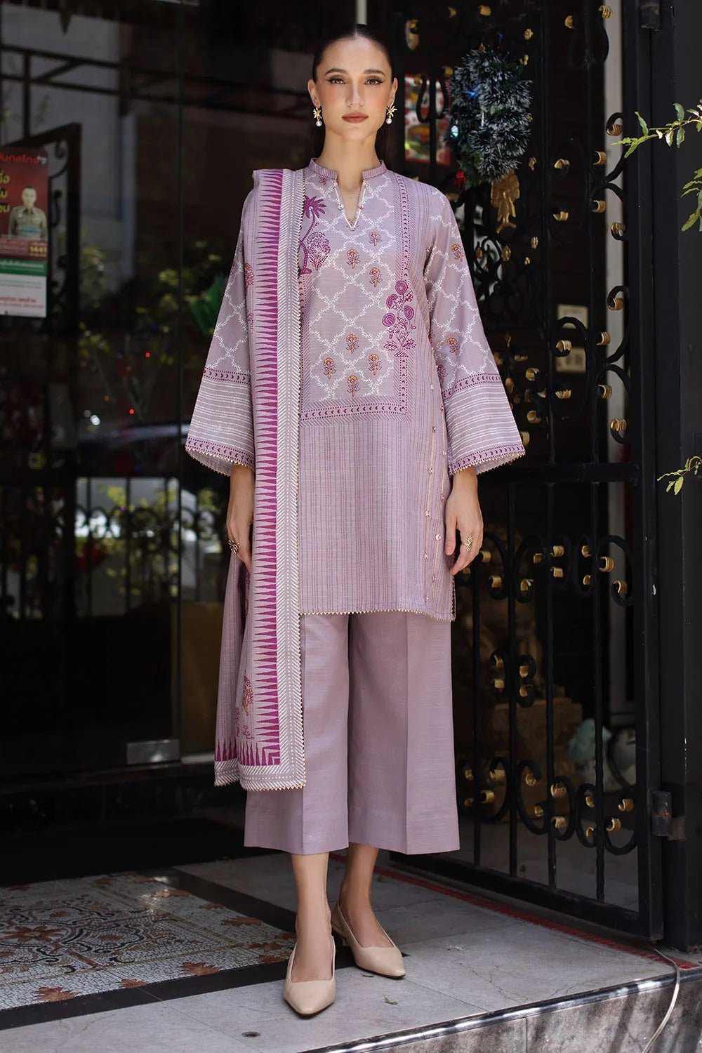 Gul Ahmed Khaddar K-52057 – Gul Ahmed 3-piece unstitched suit