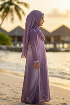 Samiya Purple Abaya by Al Deebaj, photo 2