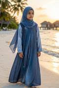 Samiya Navy Blue Abaya by Al Deebaj