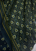 Printed Navy Blue Khaddar 3-Piece Unstitched Suit by Bin Saeed, photo 3