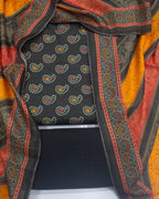 Printed Black Khaddar 3-Piece Unstitched Suit by Bin Saeed
