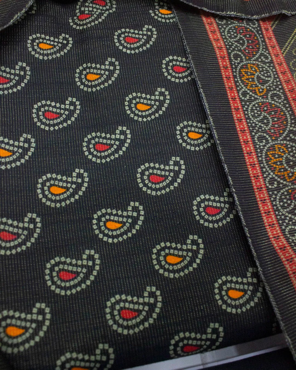 Printed Black Khaddar 3-Piece Unstitched Suit by Bin Saeed, photo 2