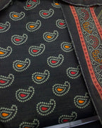 Printed Black Khaddar 3-Piece Unstitched Suit by Bin Saeed, photo 2