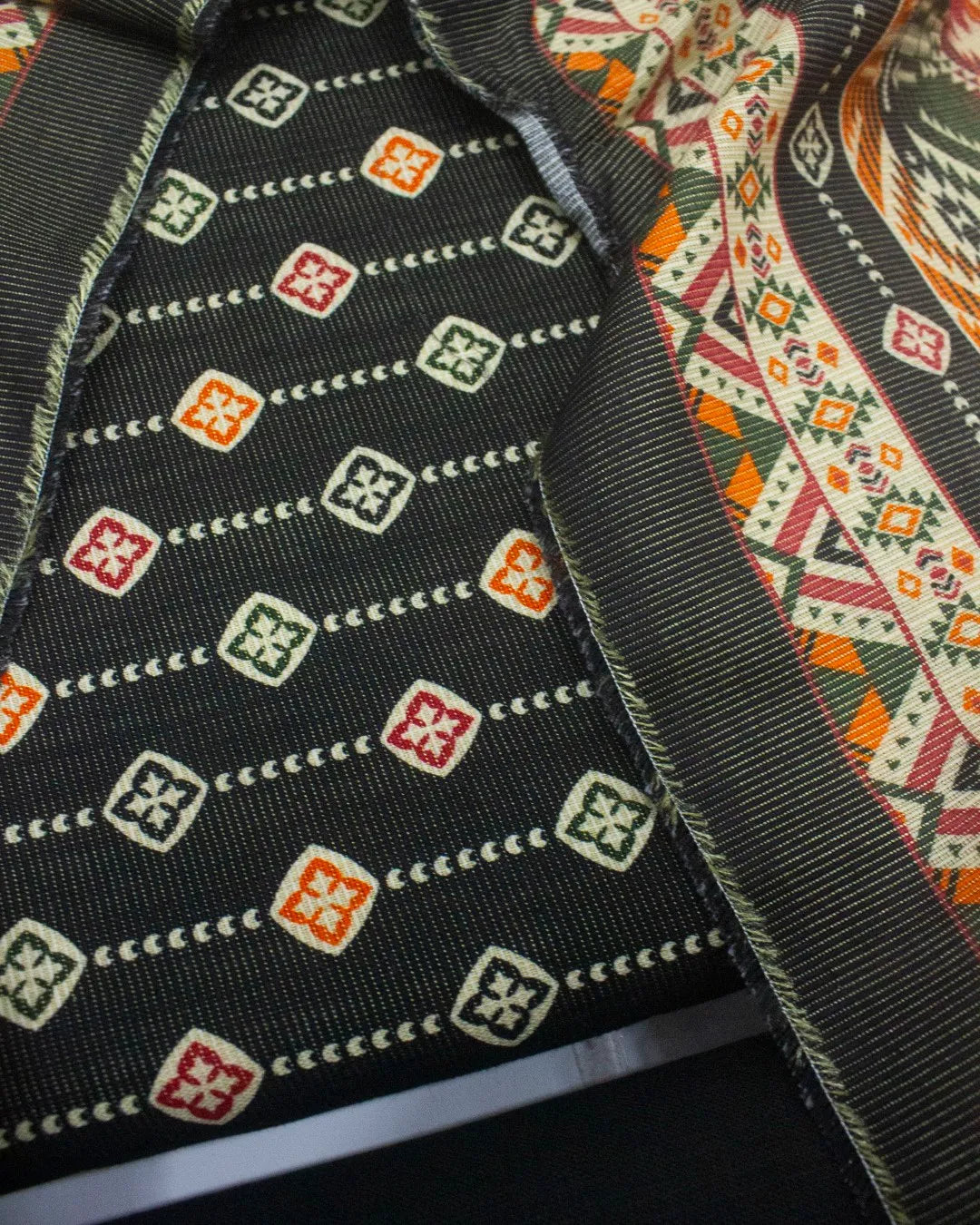 Printed Black Khaddar 3-Piece Unstitched Suit by Bin Saeed, photo 2