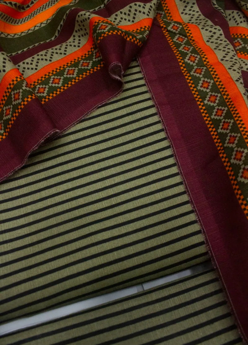 Printed Khaddar 3-Piece Unstitched Suit by Bin Saeed, photo 2