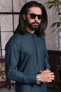 Royal Blue Kurta Pajama by Al Deebaj