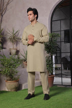 Lime Kurta Pajama by Al Deebaj