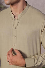 Lime Kurta Pajama by Al Deebaj, photo 2