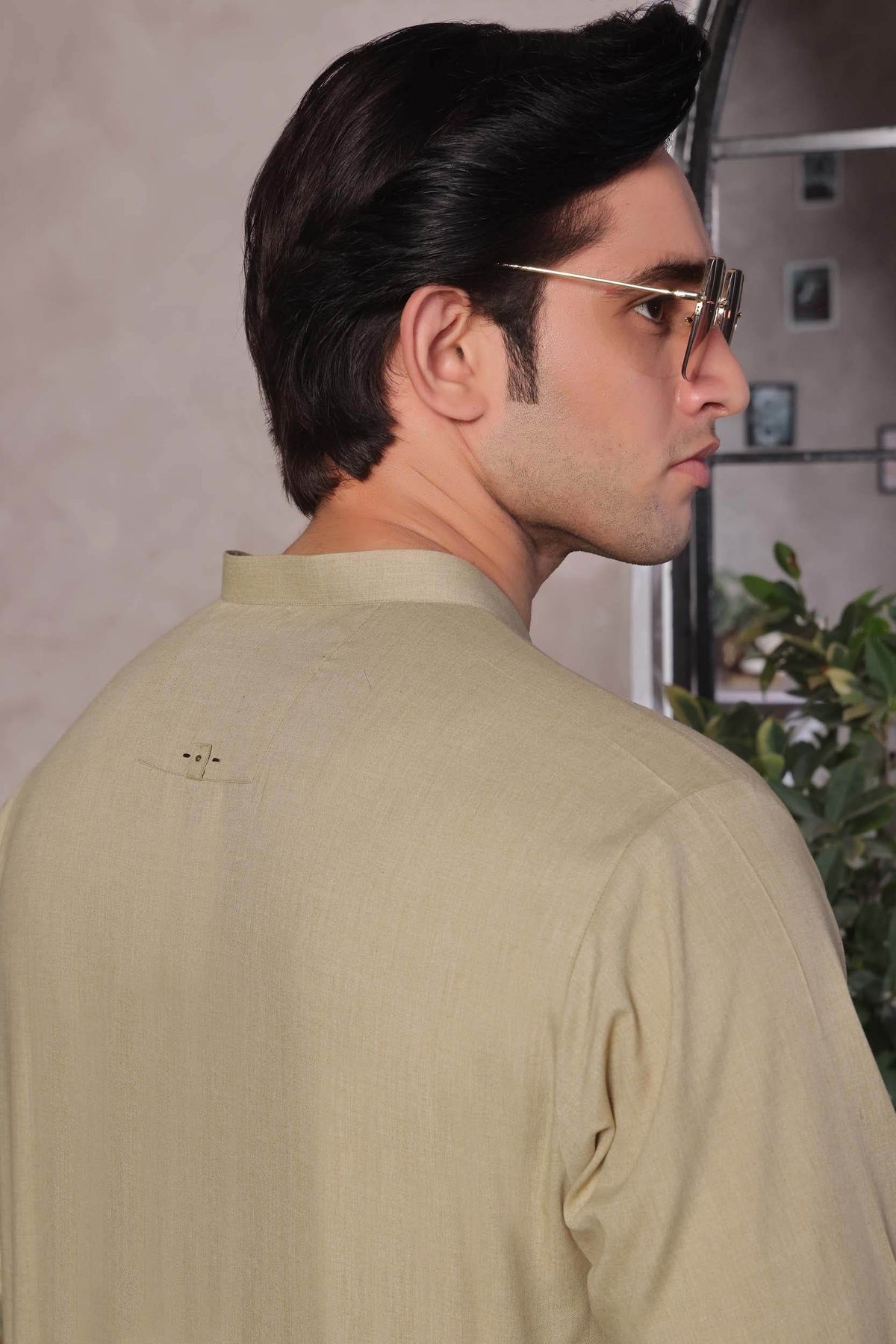 Lime Kurta Pajama by Al Deebaj, photo 4