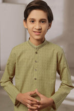 Khaaki Printed Kids Kurta by Al Deebaj, photo 3