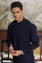 Blue Embroidered Kurta Shalwar by Al Deebaj, photo 3