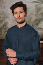 Dastan Turquoise Kurta Shalwar by Al Deebaj