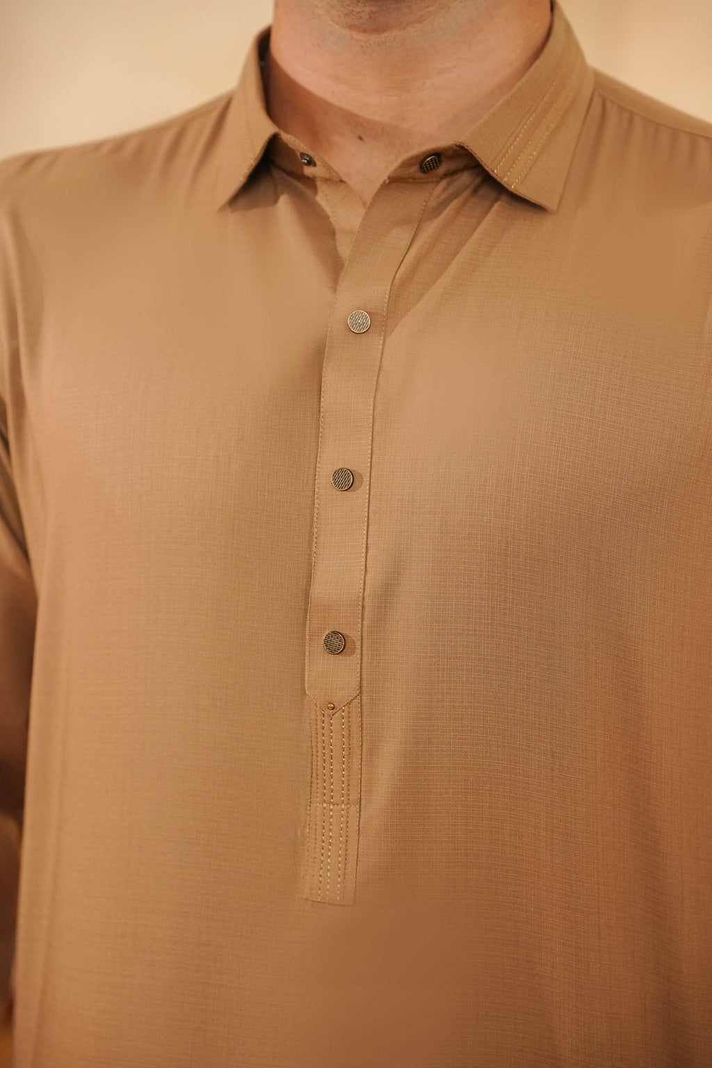 Brown Design Kurta Shalwar by Al Deebaj, photo 2