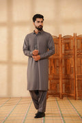 Grey Design Kurta Shalwar by Al Deebaj
