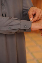 Grey Design Kurta Shalwar by Al Deebaj, photo 4