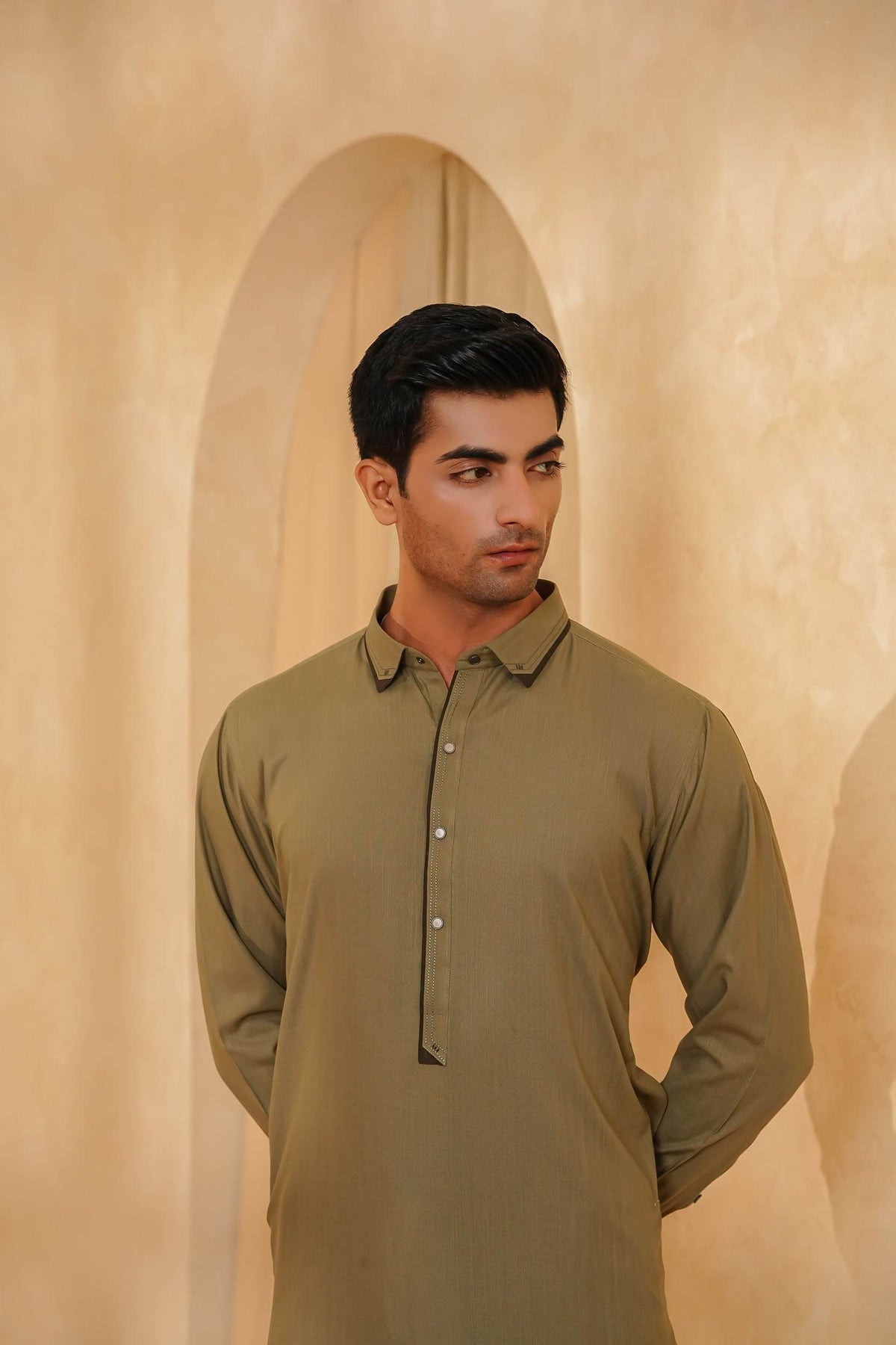 Green Design Kurta Shalwar by Al Deebaj, photo 2