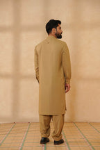 Fawn Design Kurta Shalwar by Al Deebaj, photo 5