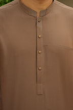Light Brown Design Kurta Shalwar by Al Deebaj, photo 3