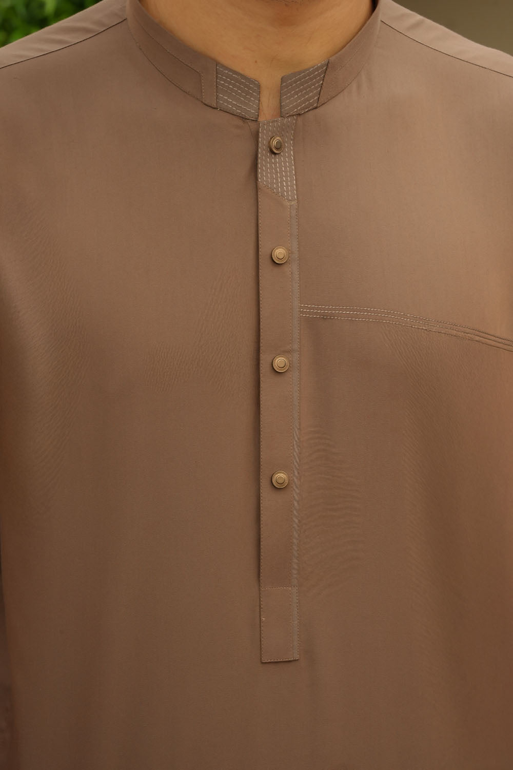 Light Brown Design Kurta Shalwar by Al Deebaj, photo 3