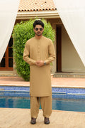 Fawn Design Kurta Shalwar by Al Deebaj