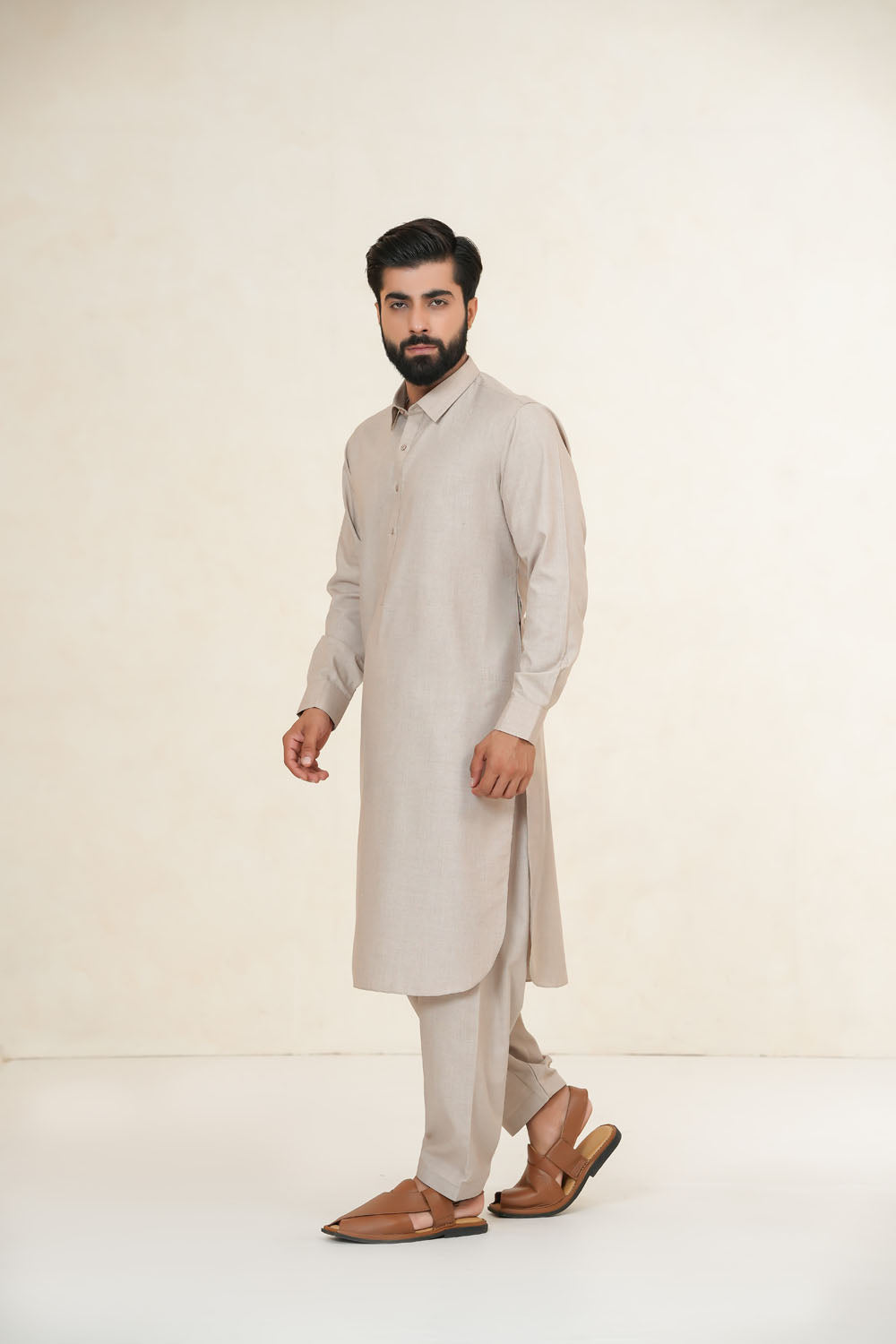 Skin Plain Kurta Shalwar by Al Deebaj, photo 6
