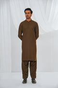 Kai Green Plain Kurta Shalwar by Al Deebaj
