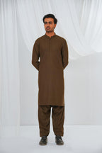 Kai Green Plain Kurta Shalwar by Al Deebaj
