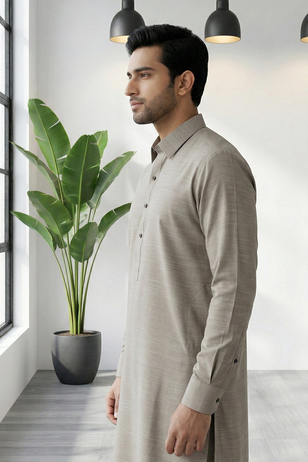 Biscuit Kurta Shalwar by Al Deebaj, photo 3