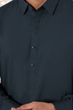 G.Blue Kurta Shalwar by Al Deebaj, photo 3