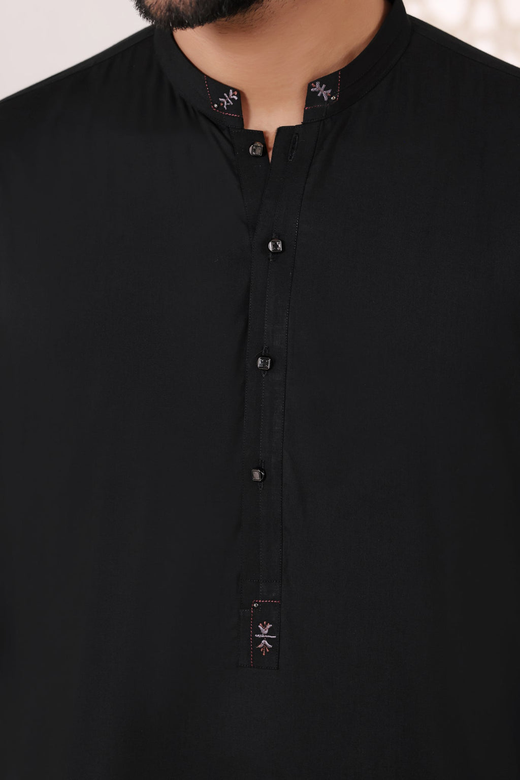 Black Des Kurta Shalwar by Al Deebaj, photo 2