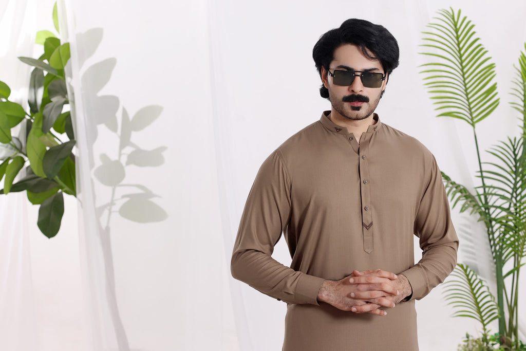 Biscuit Des Kurta Shalwar by Al Deebaj, photo 3