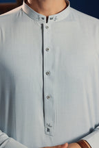 Sky Blue Des Kurta Shalwar by Al Deebaj, photo 2