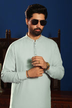 Aqua Mist Kurta Shalwar by Al Deebaj, photo 4