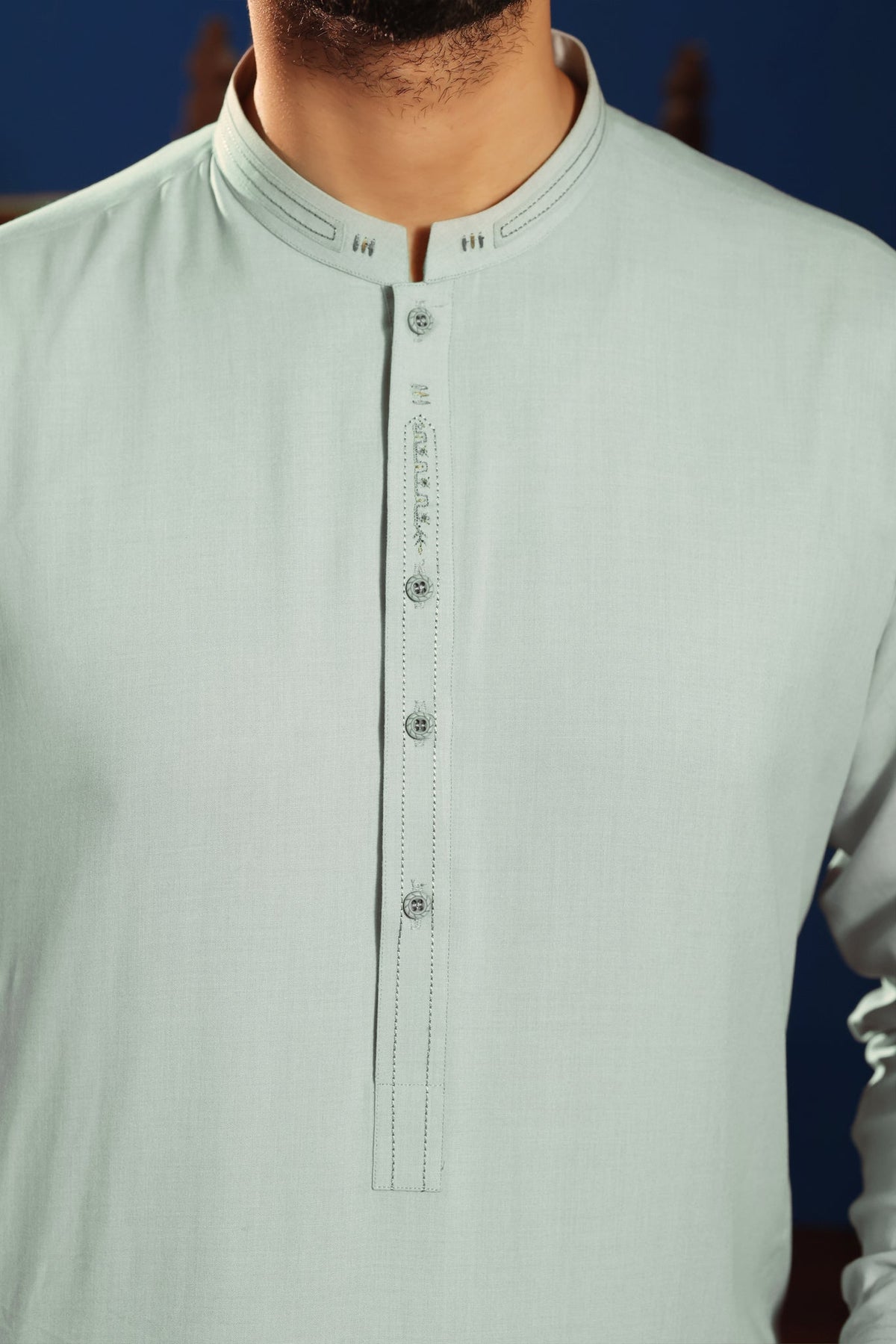 Aqua Mist Kurta Shalwar by Al Deebaj, photo 2