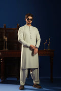 Lime Green Des Kurta Shalwar by Al Deebaj