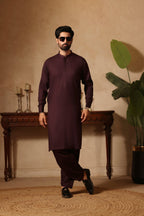 Plain kurta Shalwar by Al Deebaj