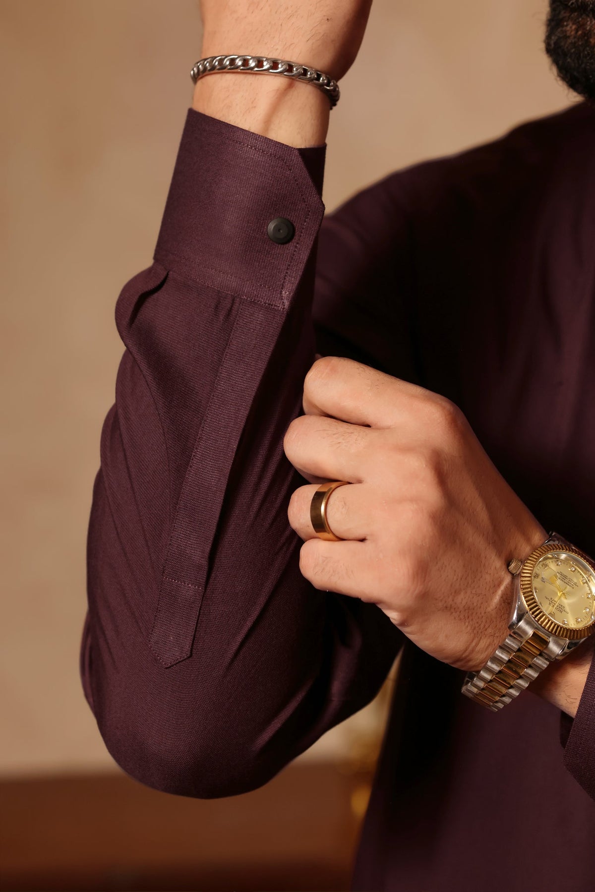 Plain kurta Shalwar by Al Deebaj, photo 5