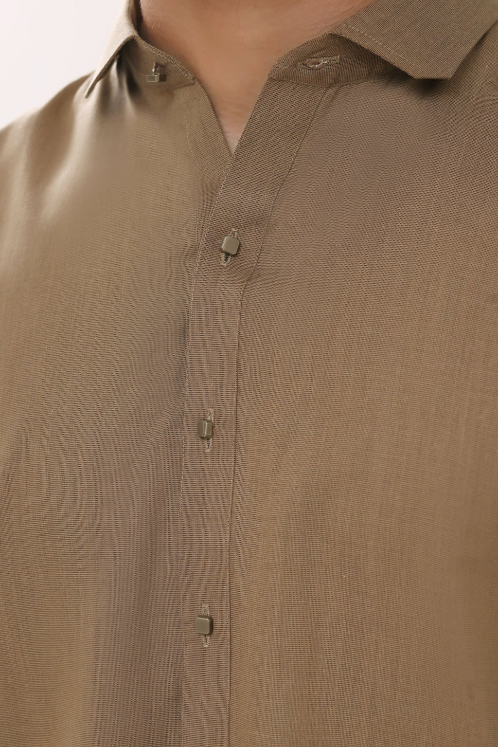 Camel Plain Kurta Shalwar by Al Deebaj, photo 5